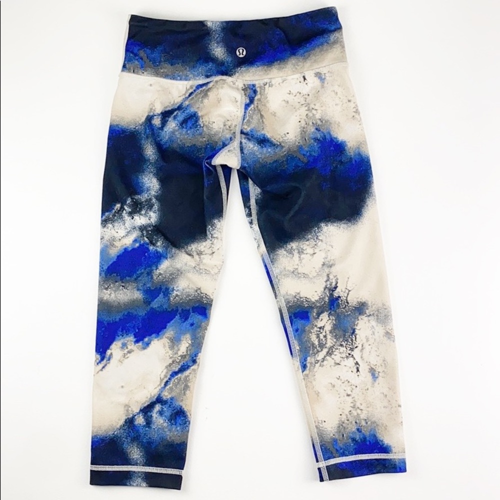 Sold Lululemon Wunder Under Crop Milky Way Multi - Picture 3 of 8